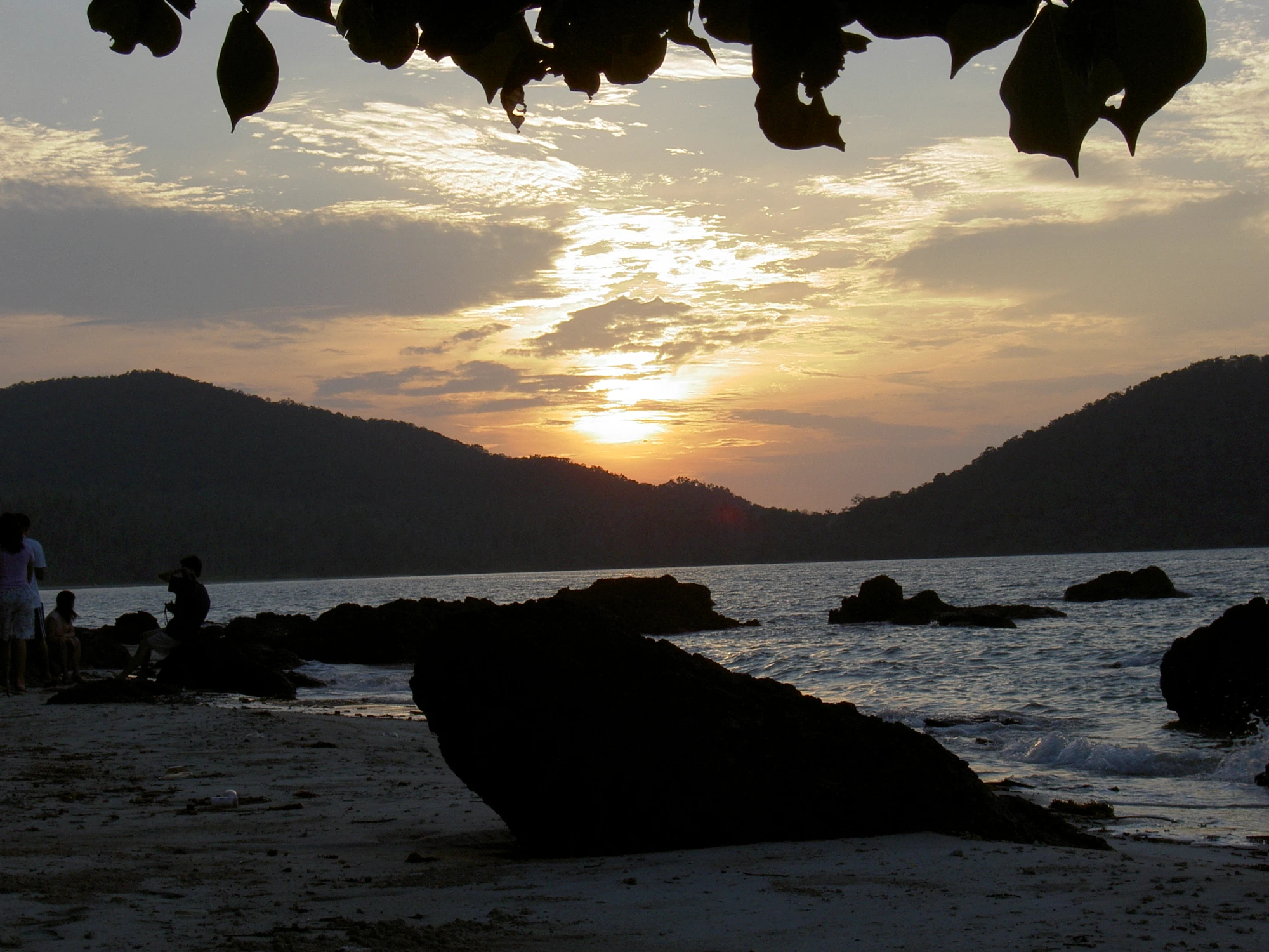 Solnedgång, Koh Maak