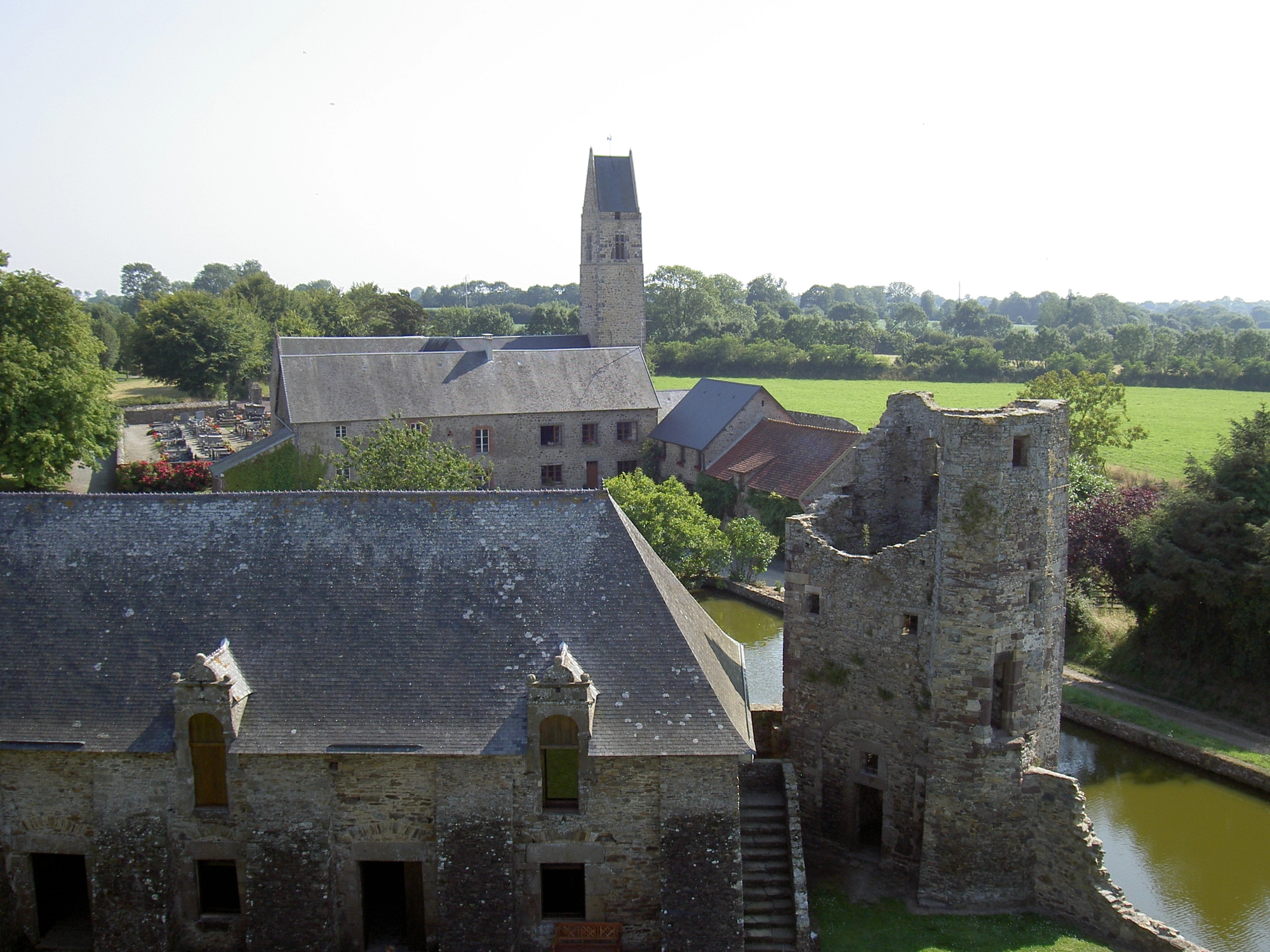 Slottet Gratot, en bit utanför Coutances