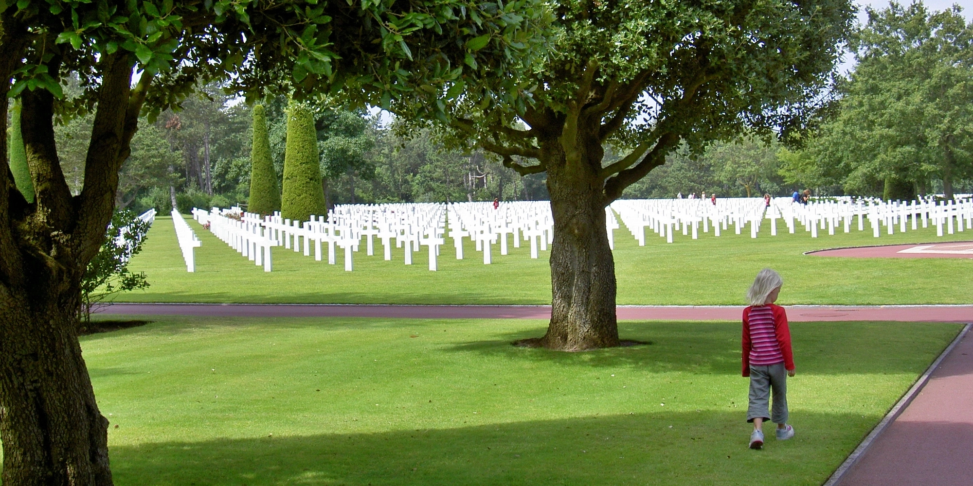 Den Amerikanska kyrkogården vid Omaha Beach