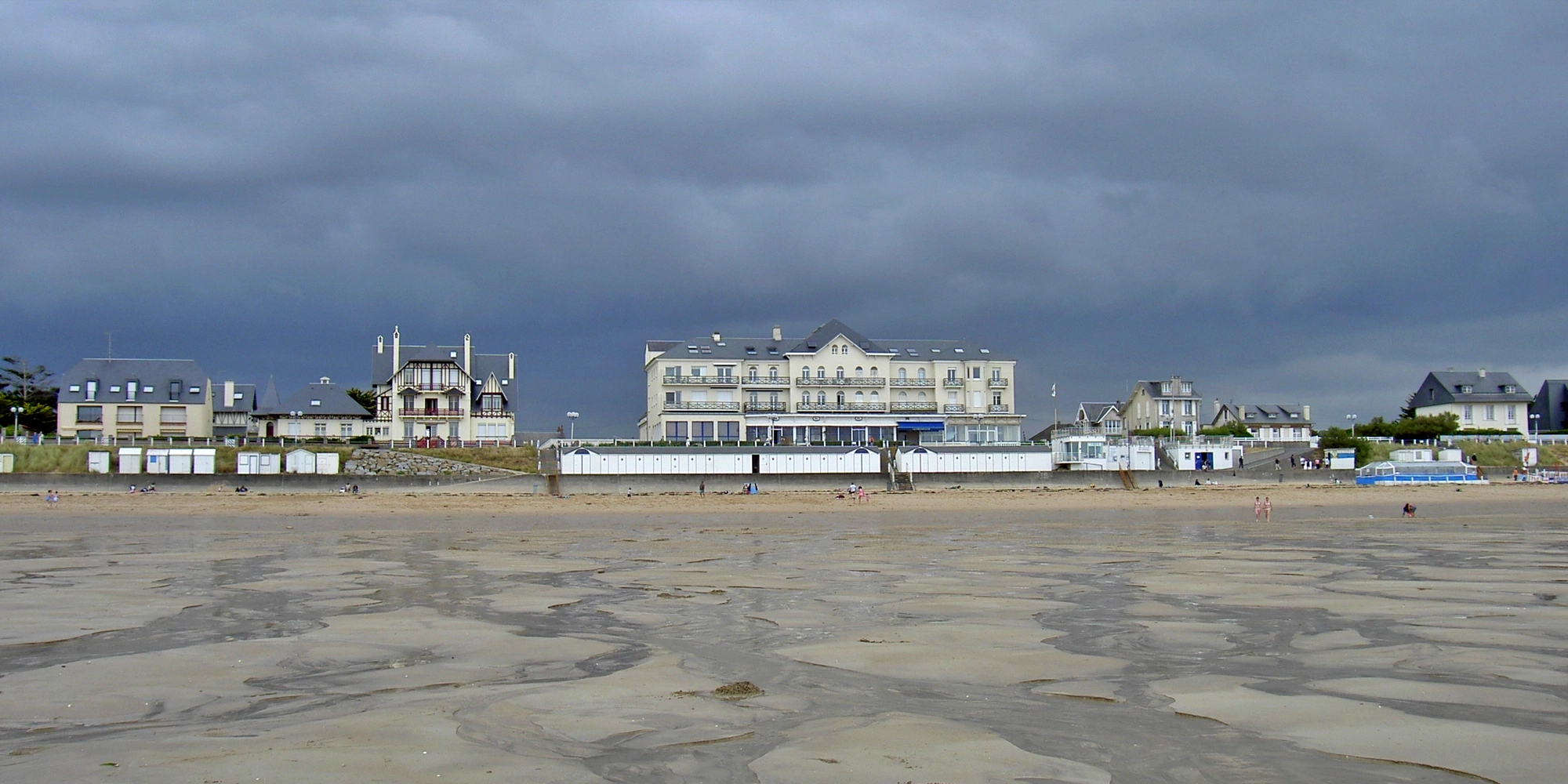 Grand Hôtel i Cabourg. Musselguidningen var i närheten