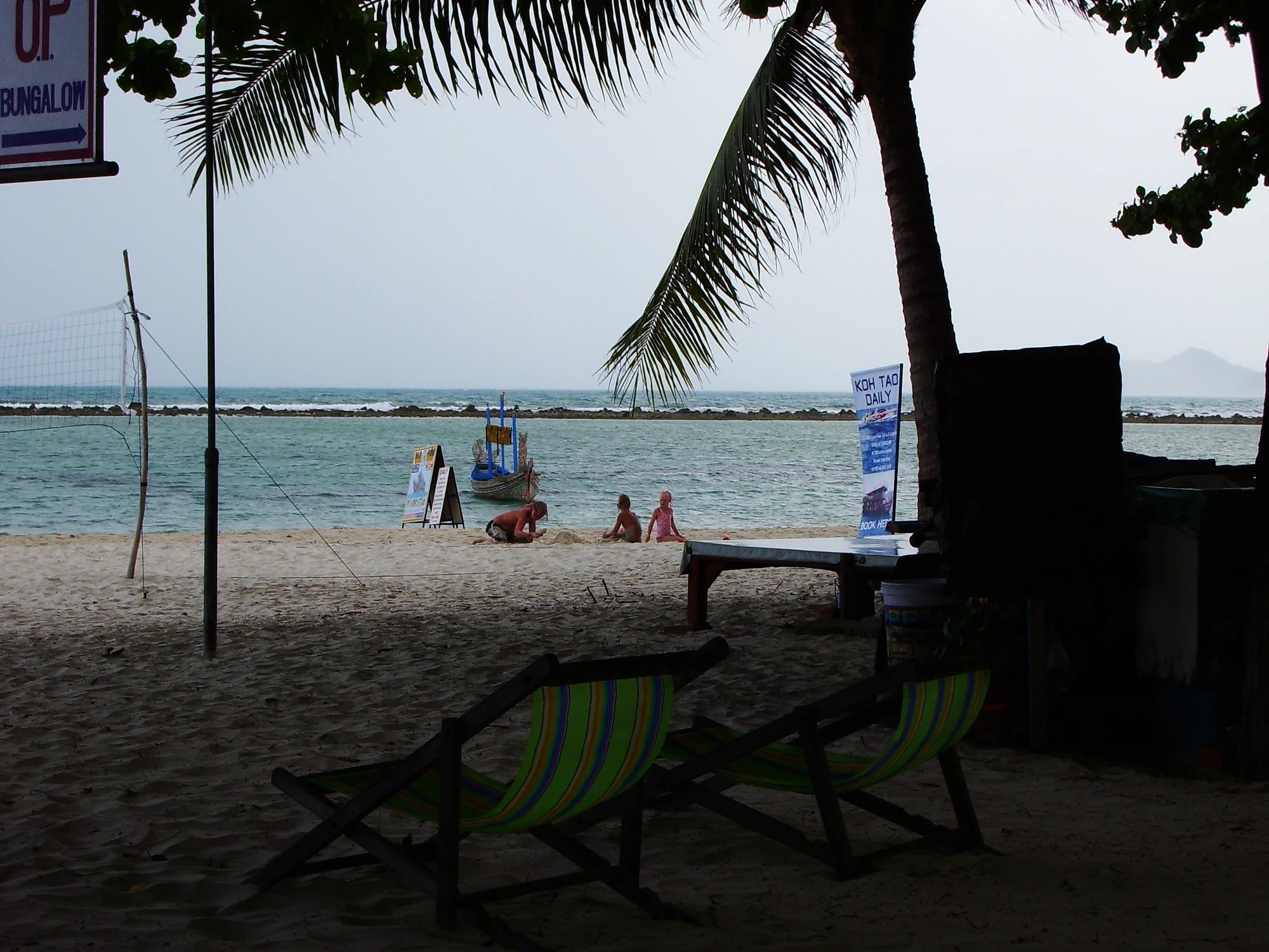 Nu på Koh Samui, helt ok strand i anslutning till resorten