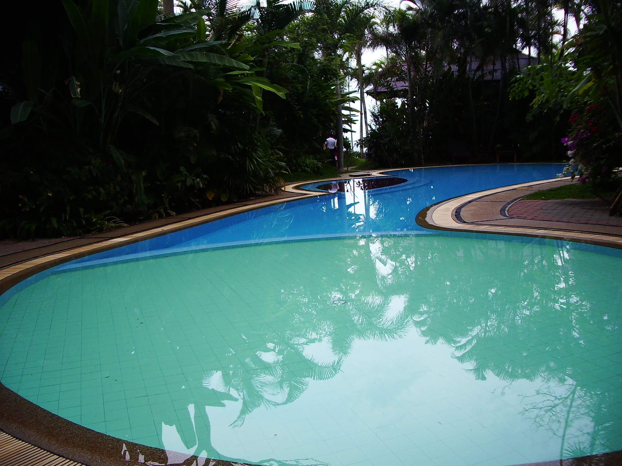 Den lite sämre poolen på Baan Klang Aow Beach Resort