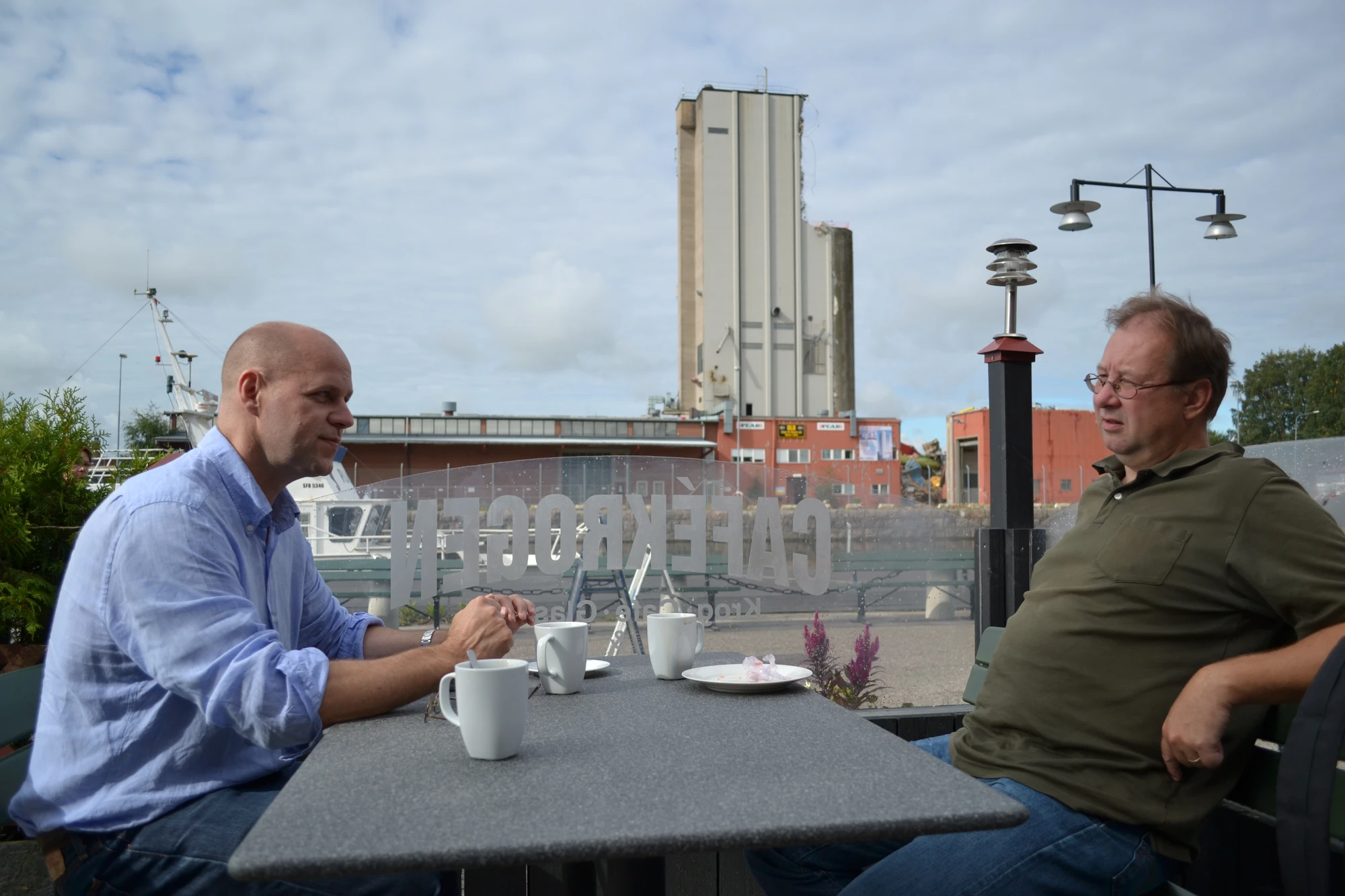 Uppladdning i Nyköping inför resan från Skavsta Uppladdning i Nyköping inför resan från Skavsta