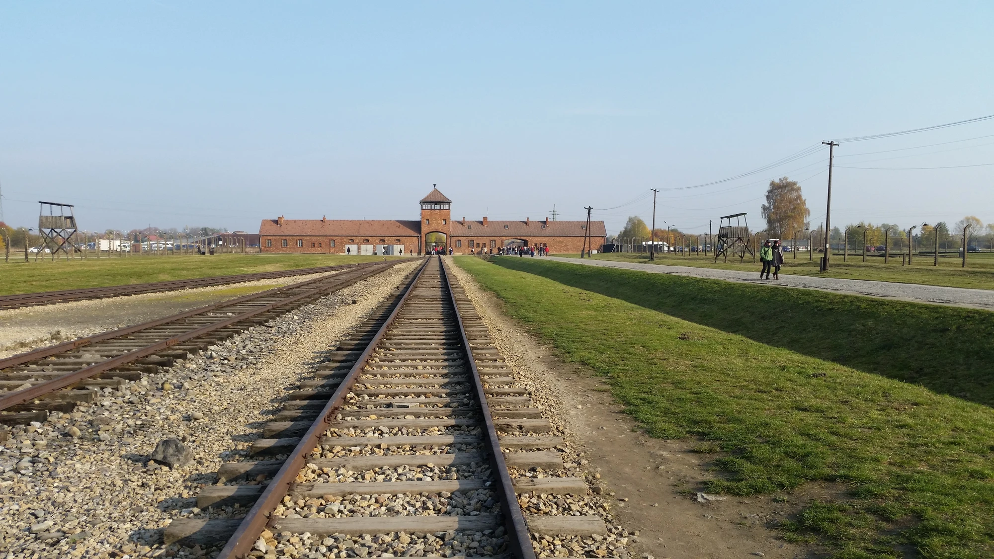 Inne vid perrongen Birkenau