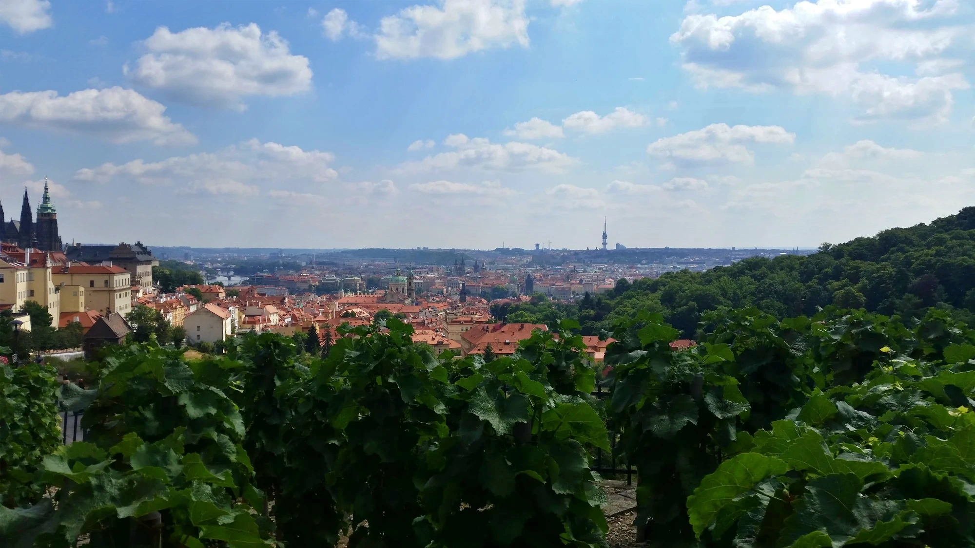 Strahov Garden utsiktsplats, också på den västra delan av Prag