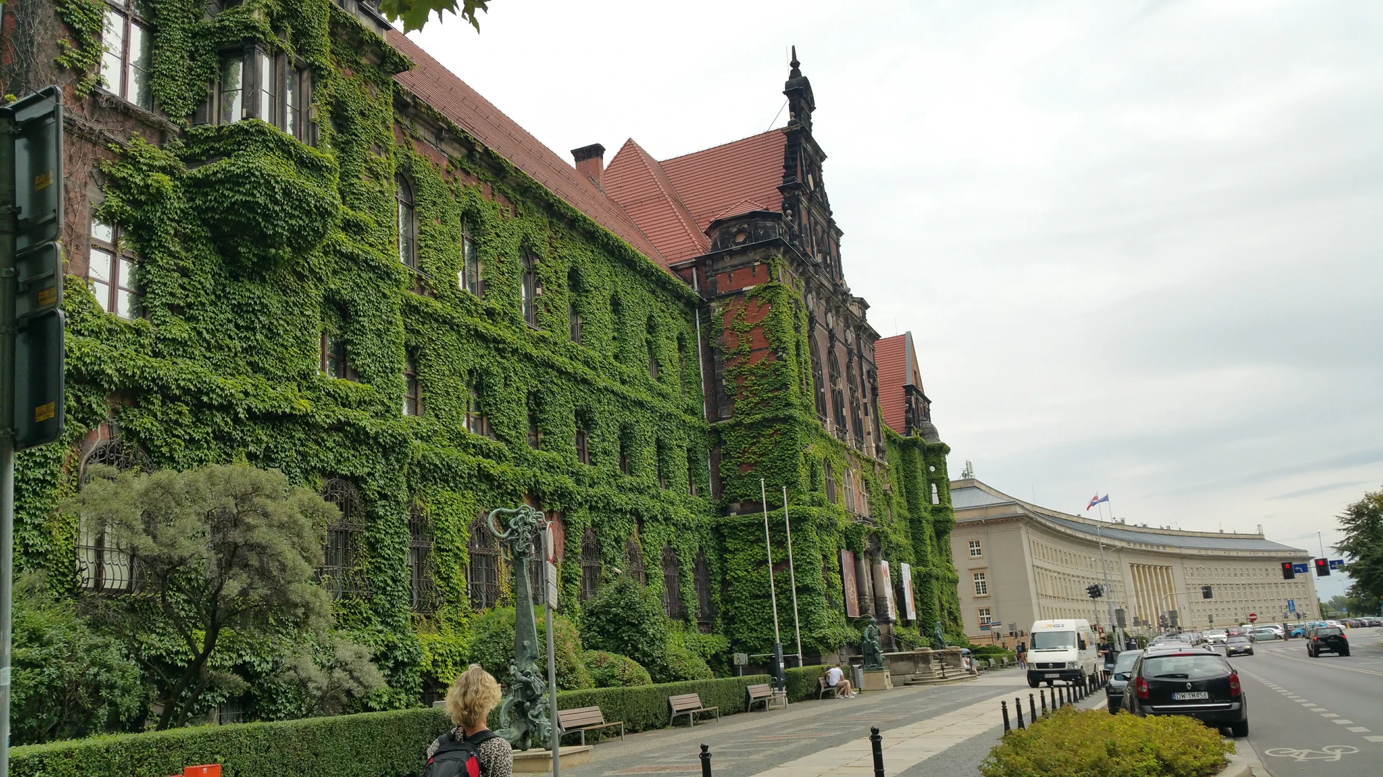 Promenad vid floden Oder Promenad vid floden Oder