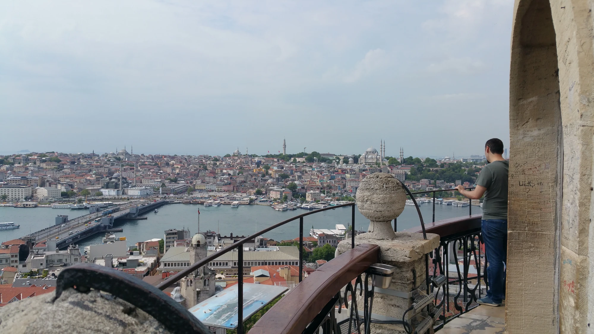 Vy från Galata tornet