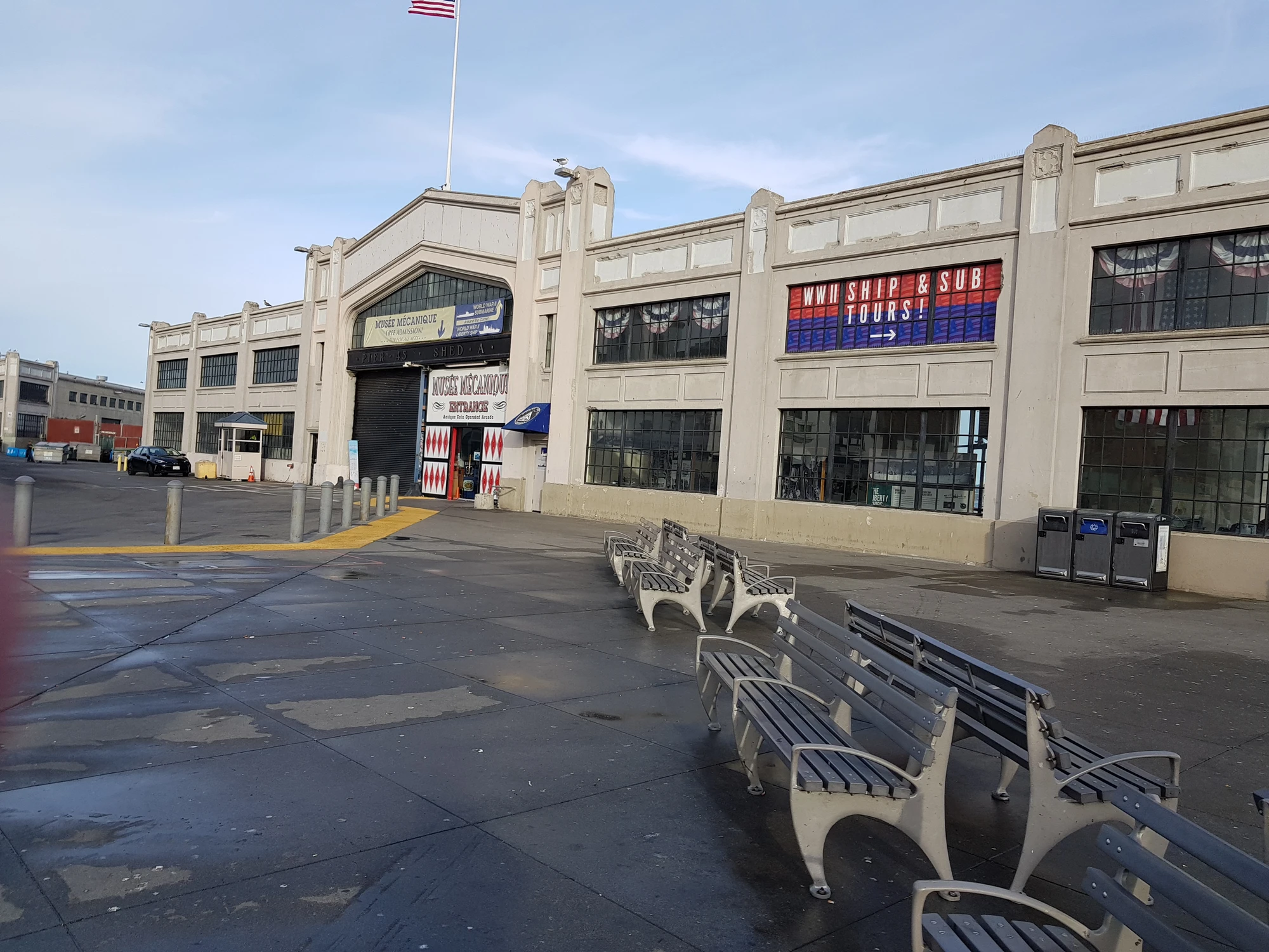 Fisherman's Wharf, Jag var där så tidigt så inget var öppet.