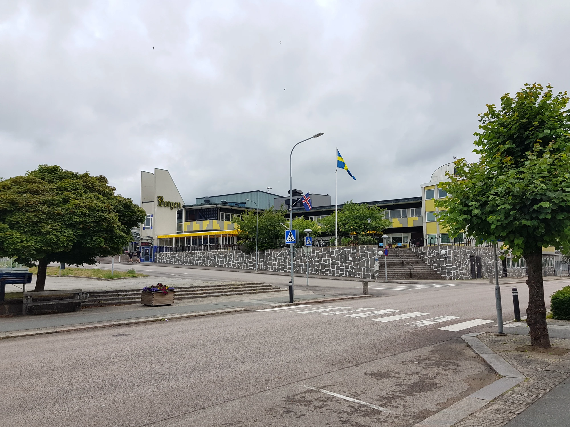Osby med landmärket Borgen