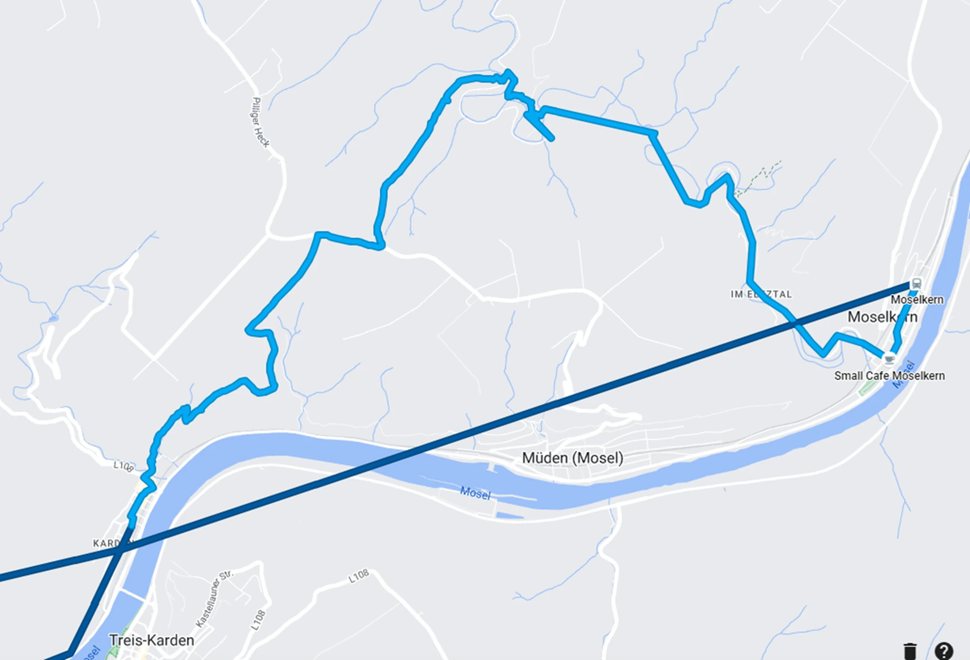 Vandring 4 Treis-Karden till Moselkern via Burg Eltz