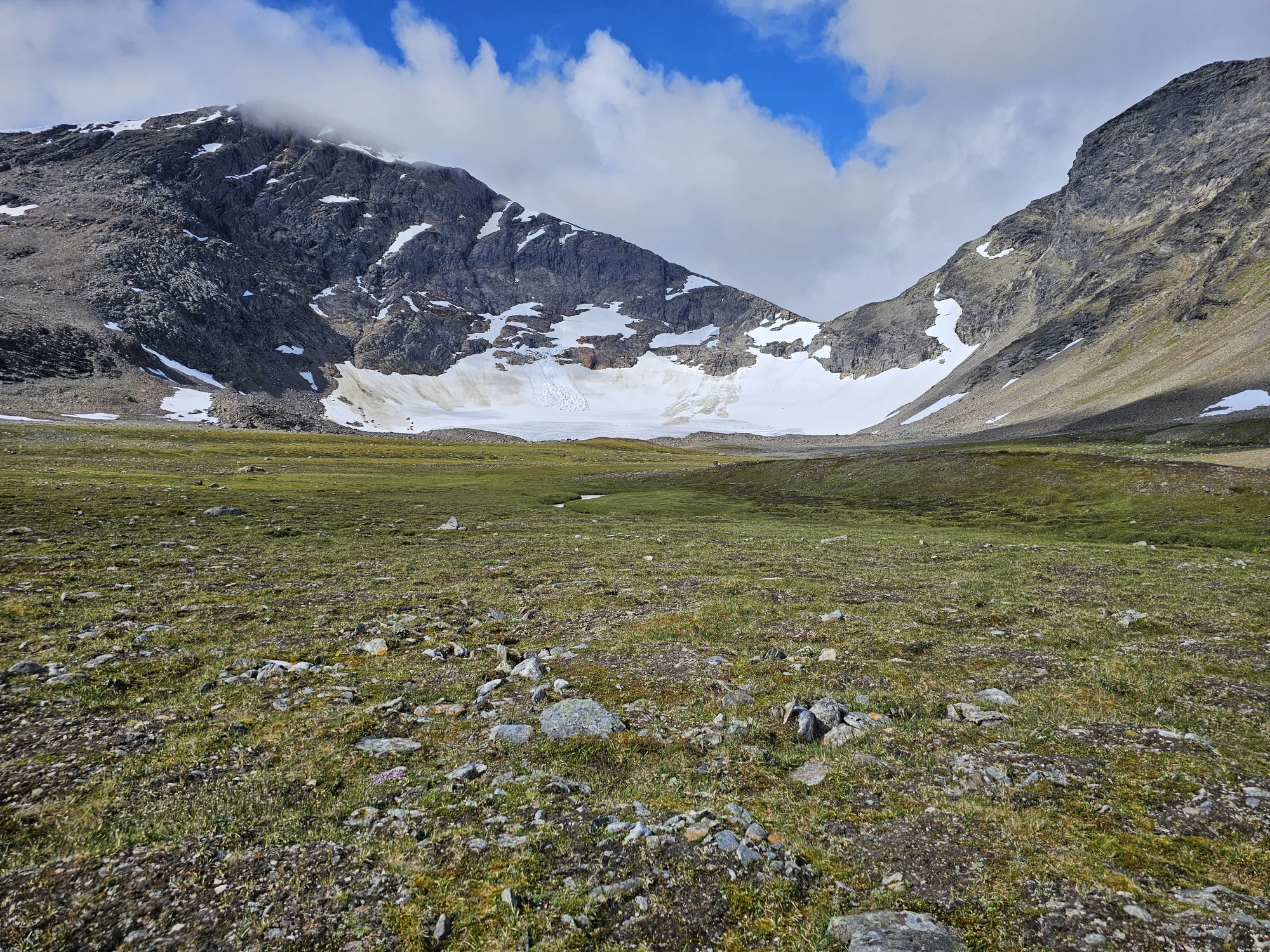 Uppe vid glaciären